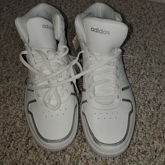 Adidas neo Hoops 20 Mid Men's Basketball Shoes White US Size 10 - Picture 3 of 9